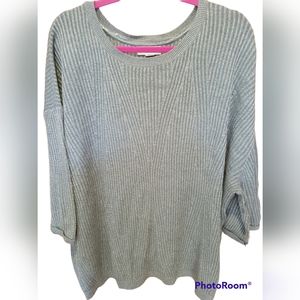 Ava & Liv Silver Sparkly Tunic Holiday